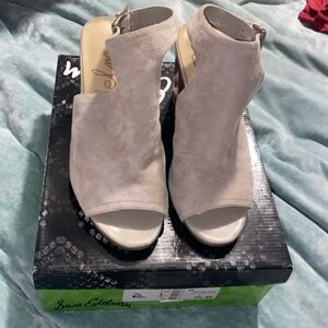 Sam Edelman Bone Suede Heel